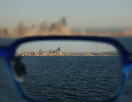 Visione con ipermetropia