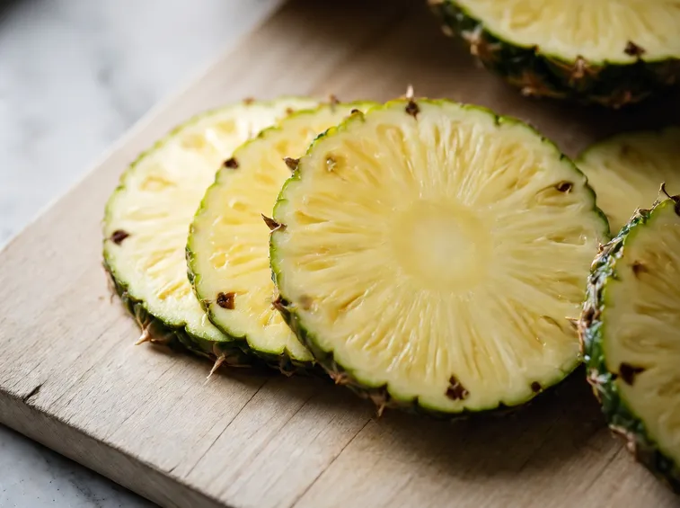 Il gambo estratto dall'ananas