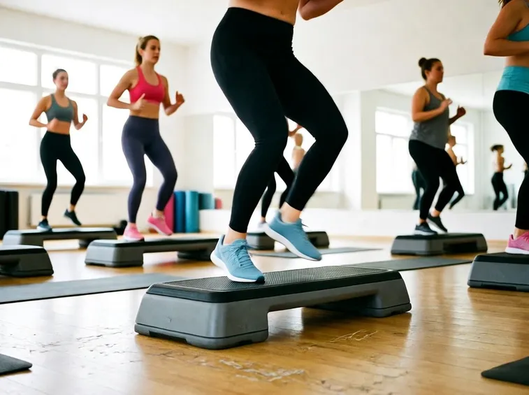 Un allenamento aerobico con lo step