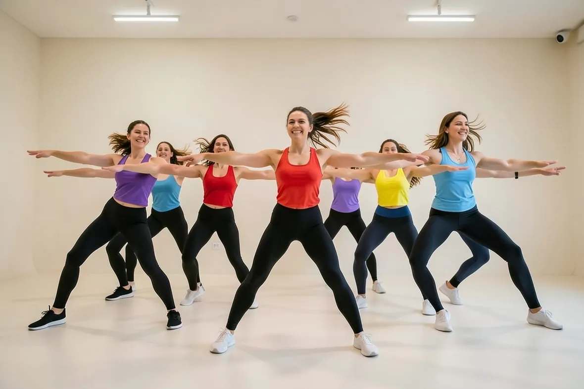 Lezione di ginnastica aerobica
