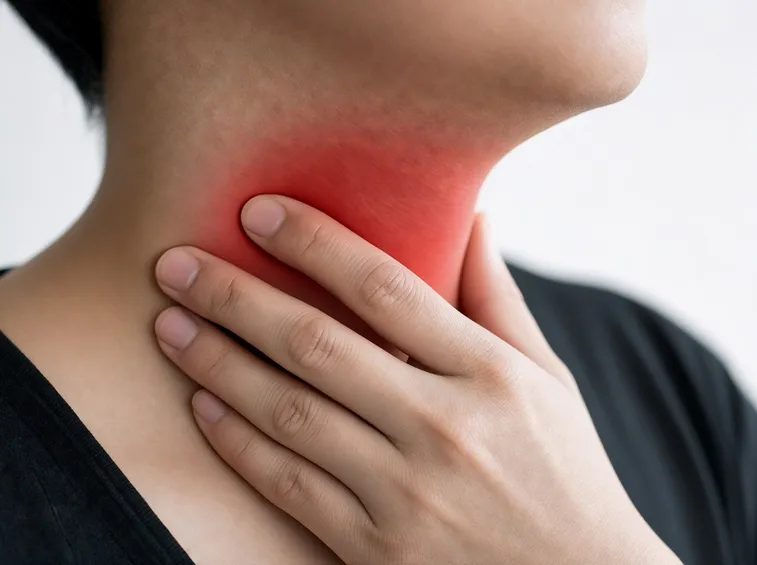 Faringite, sintomo di mononucleosi