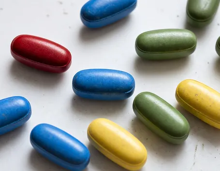 Pillole di farmaci antidepressivi