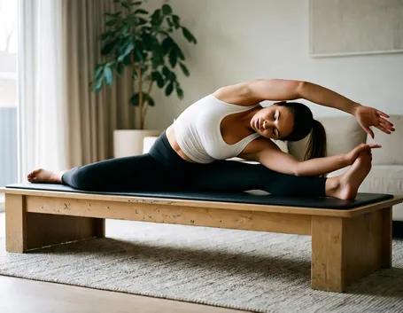 stretching